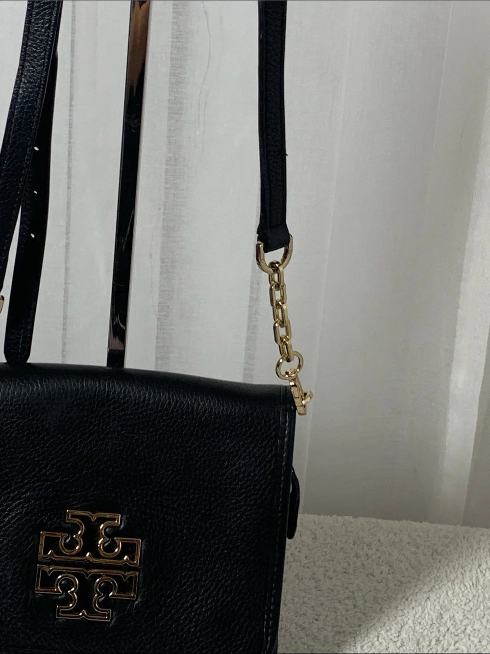 GUC Tory Burch Britten Collection Crossbody Bag